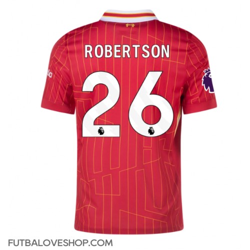 Dres Liverpool Andrew Robertson #26 Domáci 2024-25 Krátky Rukáv